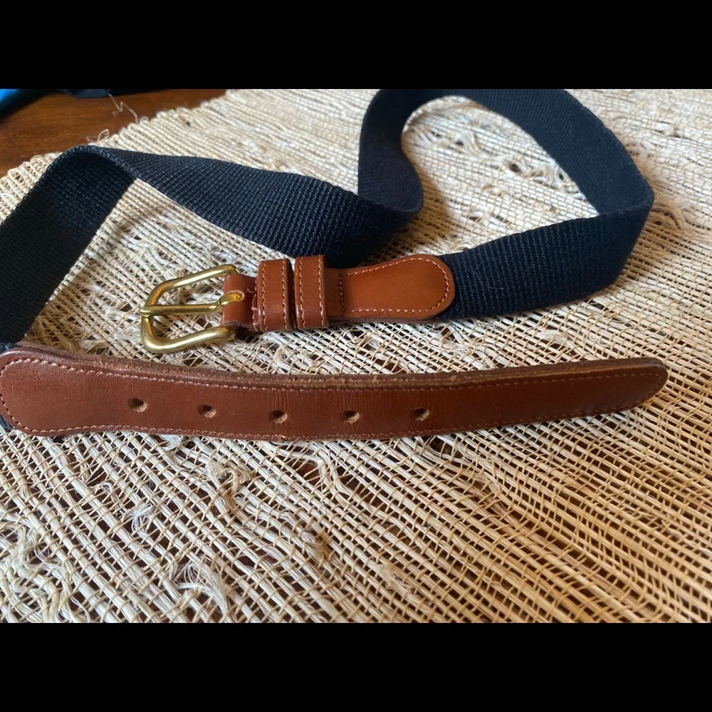 Coach Leather/Fabric Belt